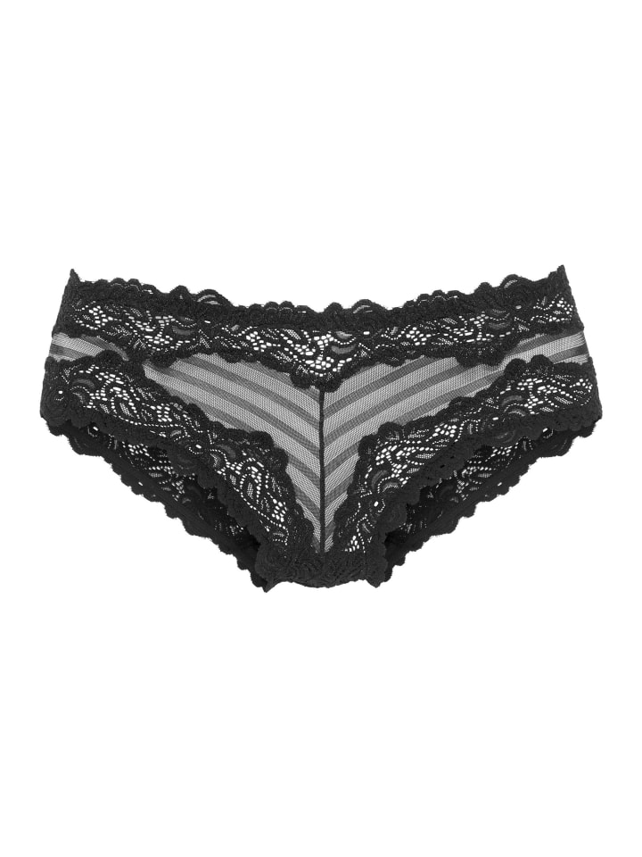 Tangaslip in schwarz