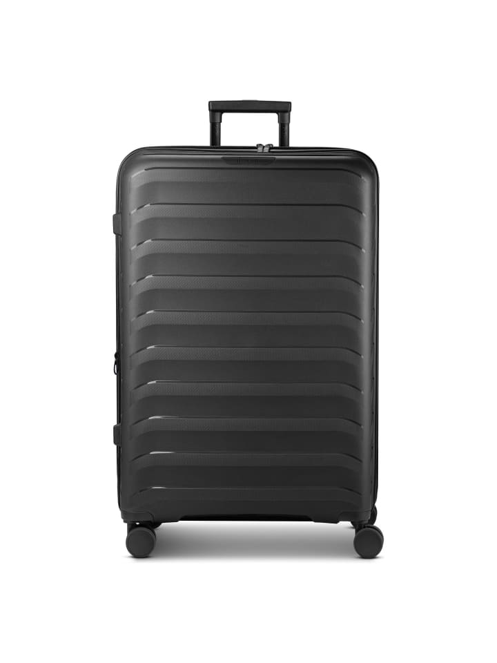 Toronto 4 Rollen Trolley L 75 cm mit Dehnfalte black