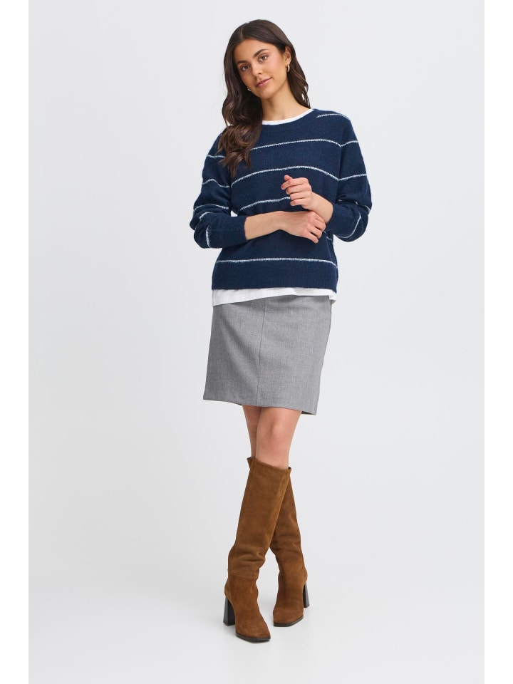 Strickpullover FRKENDRA Regular fit in Night Skye MIX