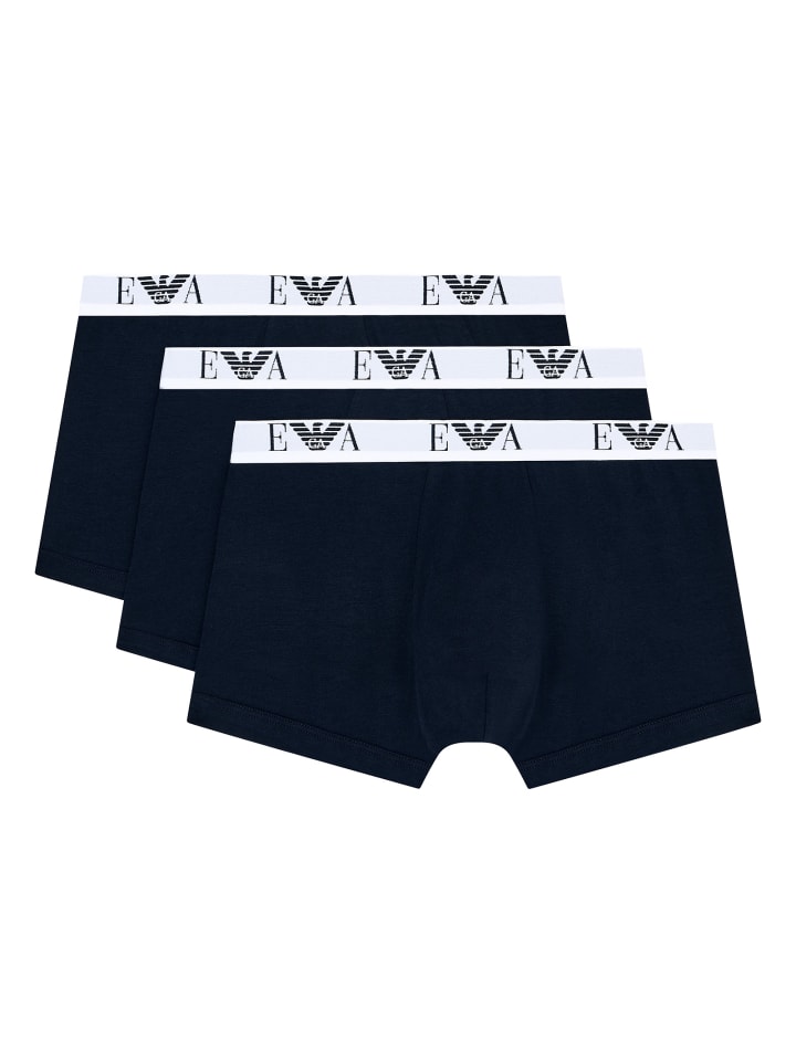 3er Pack Trunk in Dunkelblau
