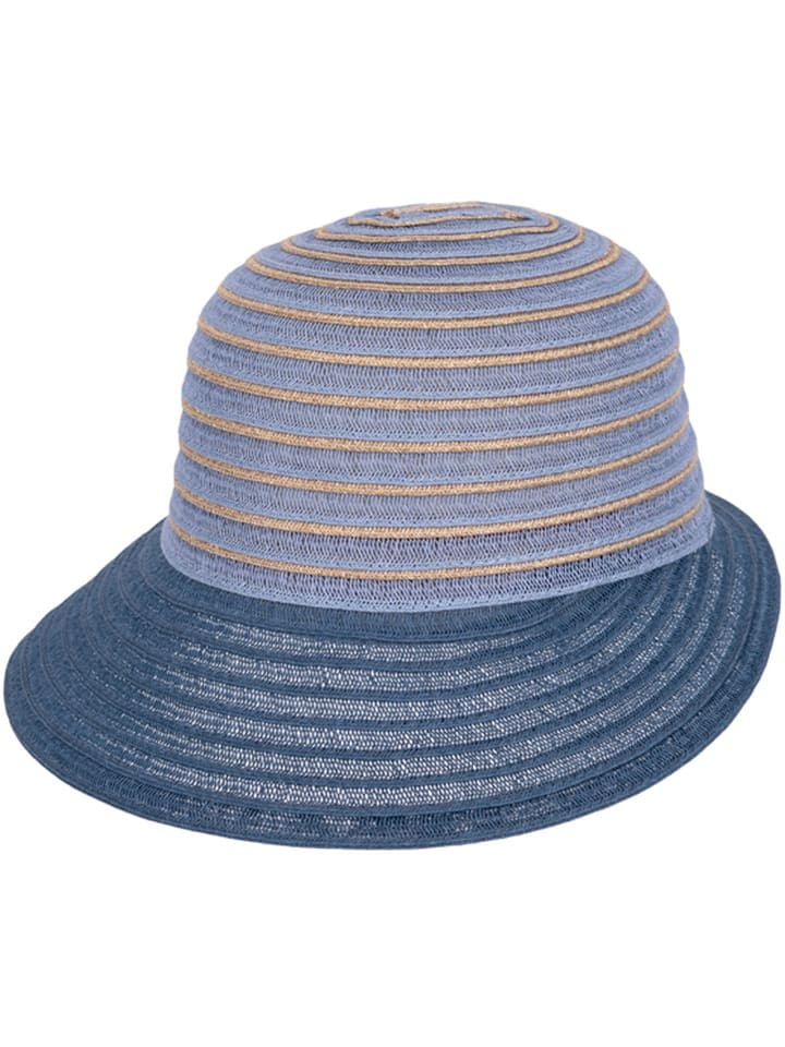 Strohhut in blau