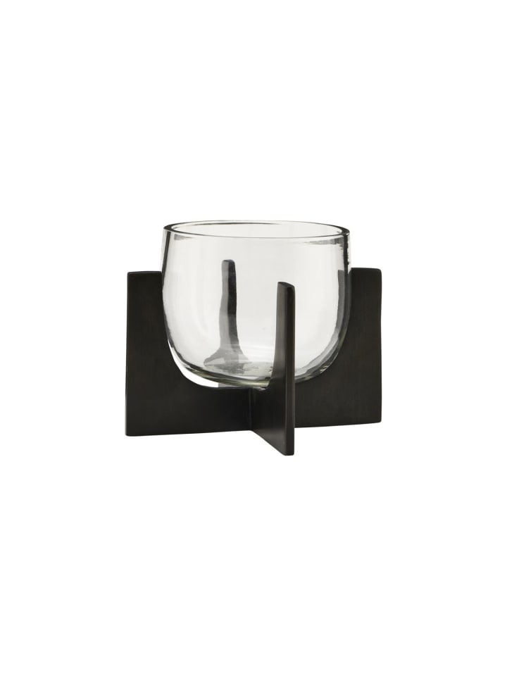 Kerzenständer Gravity in schwarz