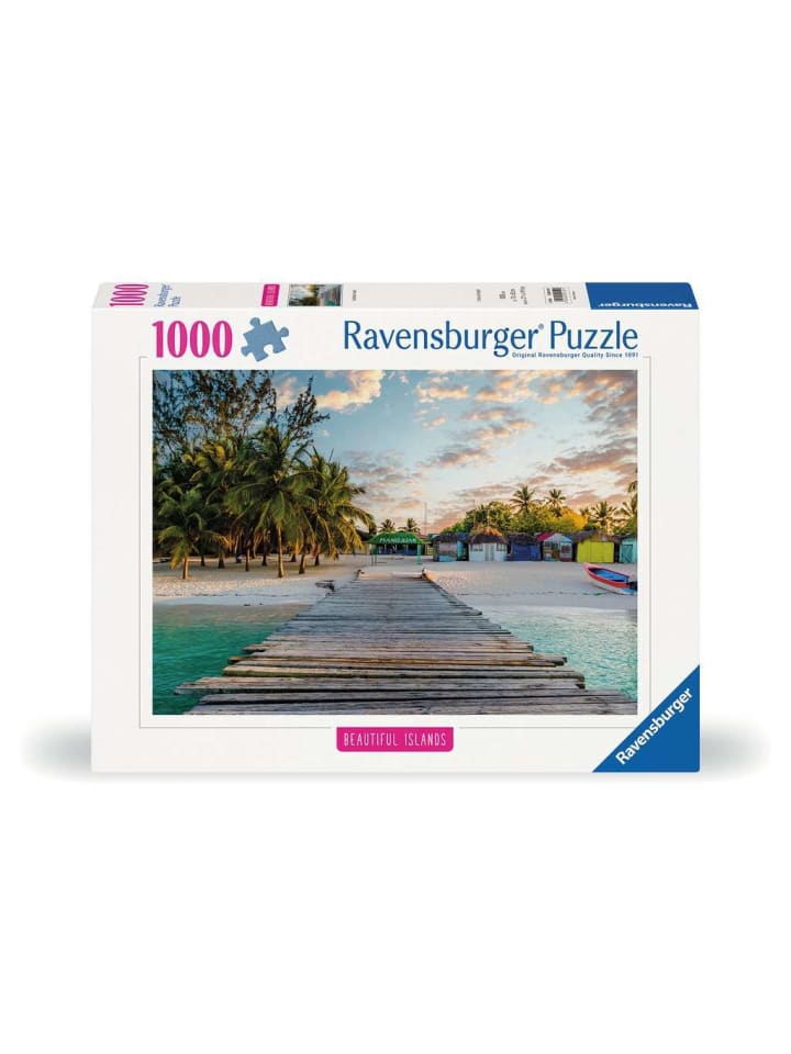 Ravensburger Puzzle 1.000 Teile Karibische Insel in bunt