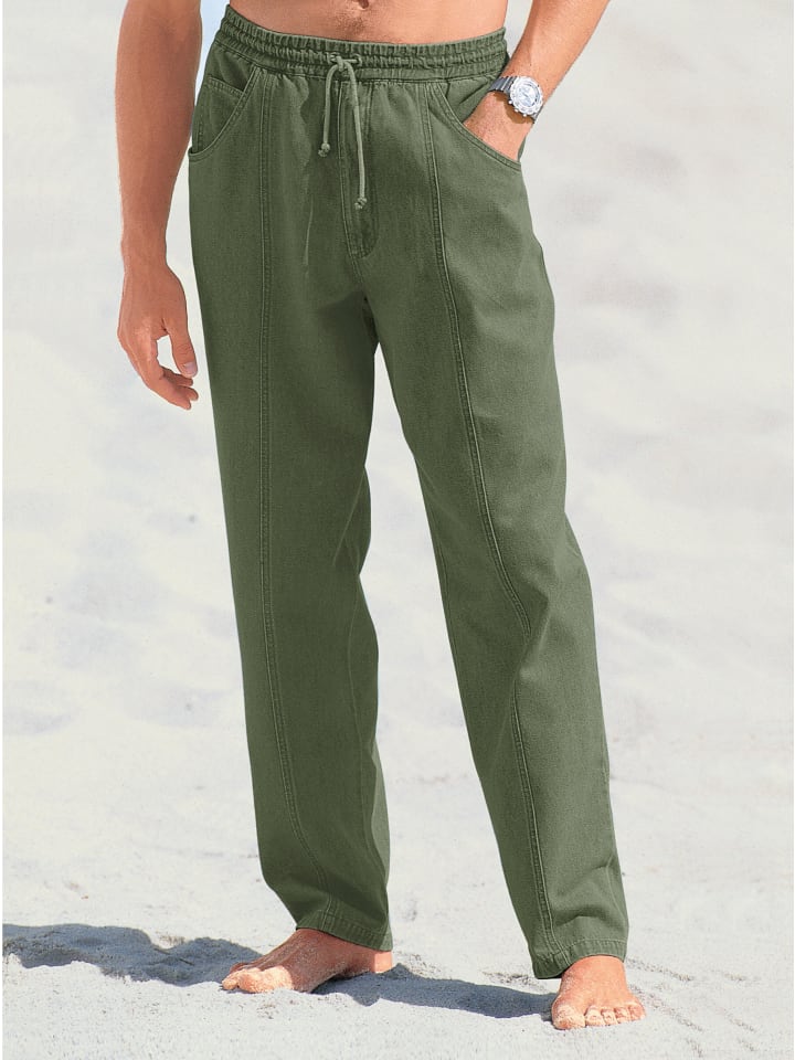 Schlupfhose in khaki