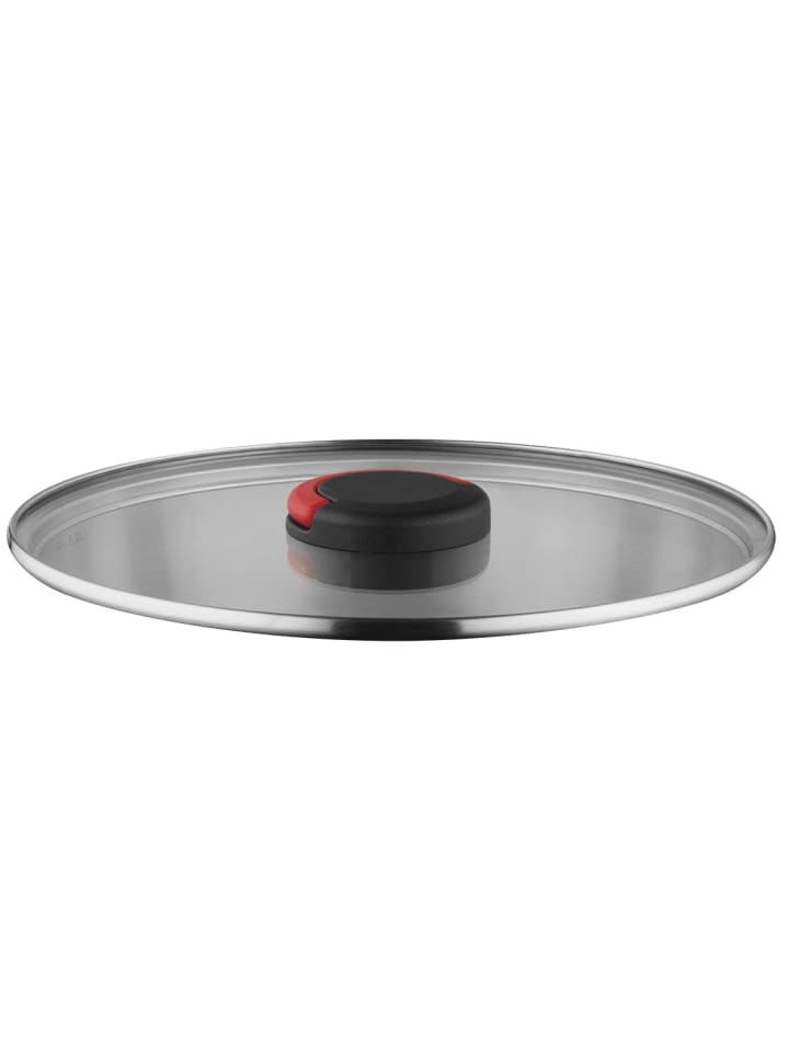 Glasdeckel QUICK CLACK PRO in silberfarben