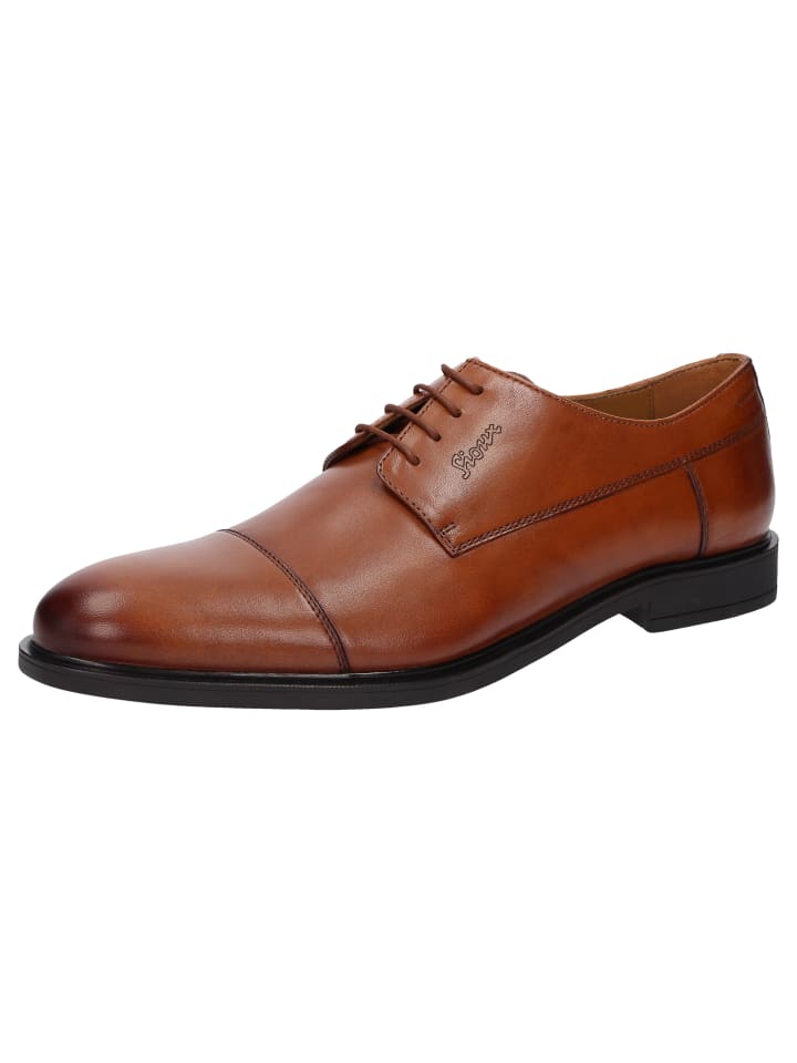 Schnürschuh Lopondor-701 in cognac