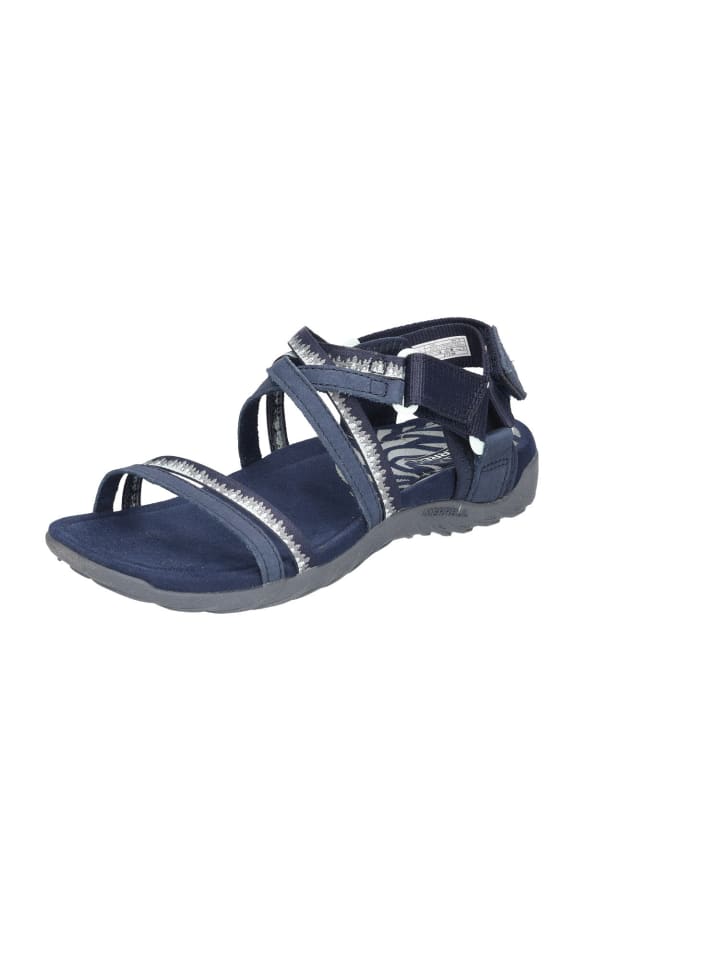 Schnürschuh in blau
