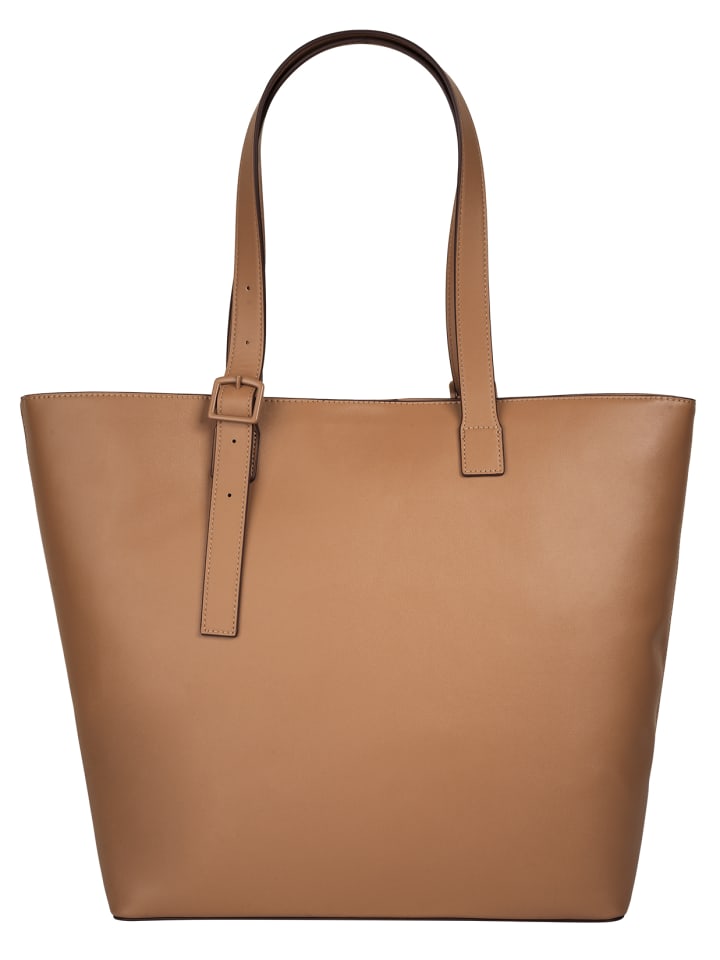Shopper ZITA Kunstfaser in cognac