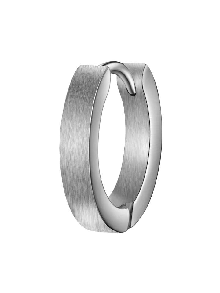 Creolen aus Edelstahl in silber