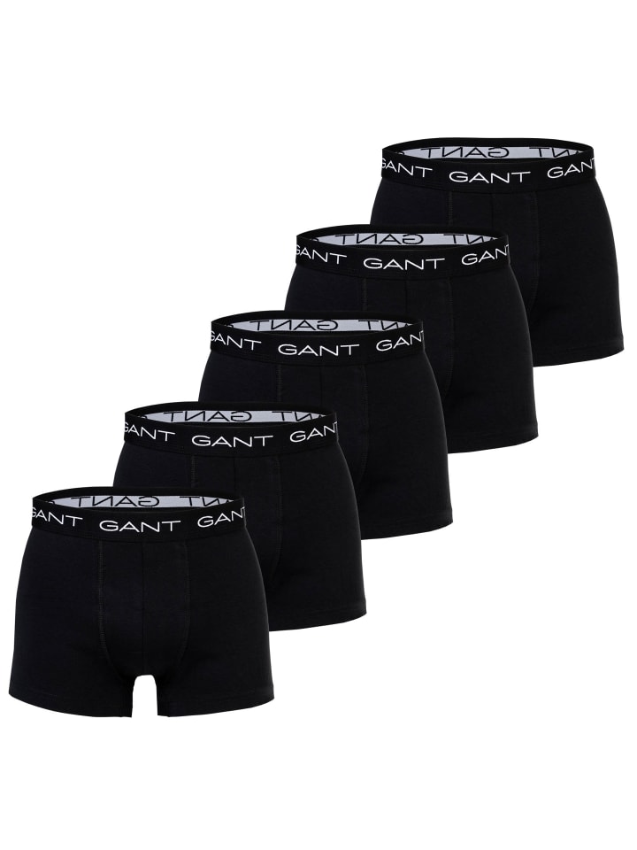 Boxershort 5er Pack in Schwarz