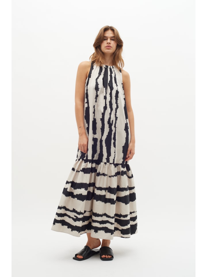 Kleid JennyIW Lockere Passform in Non Color Scartch Stripes