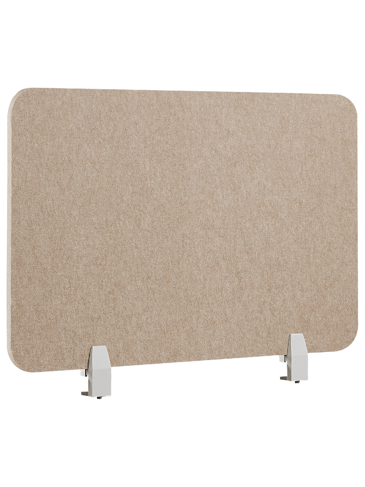 2-tlg Schreibtischtrennwand SPLIT in Beige
