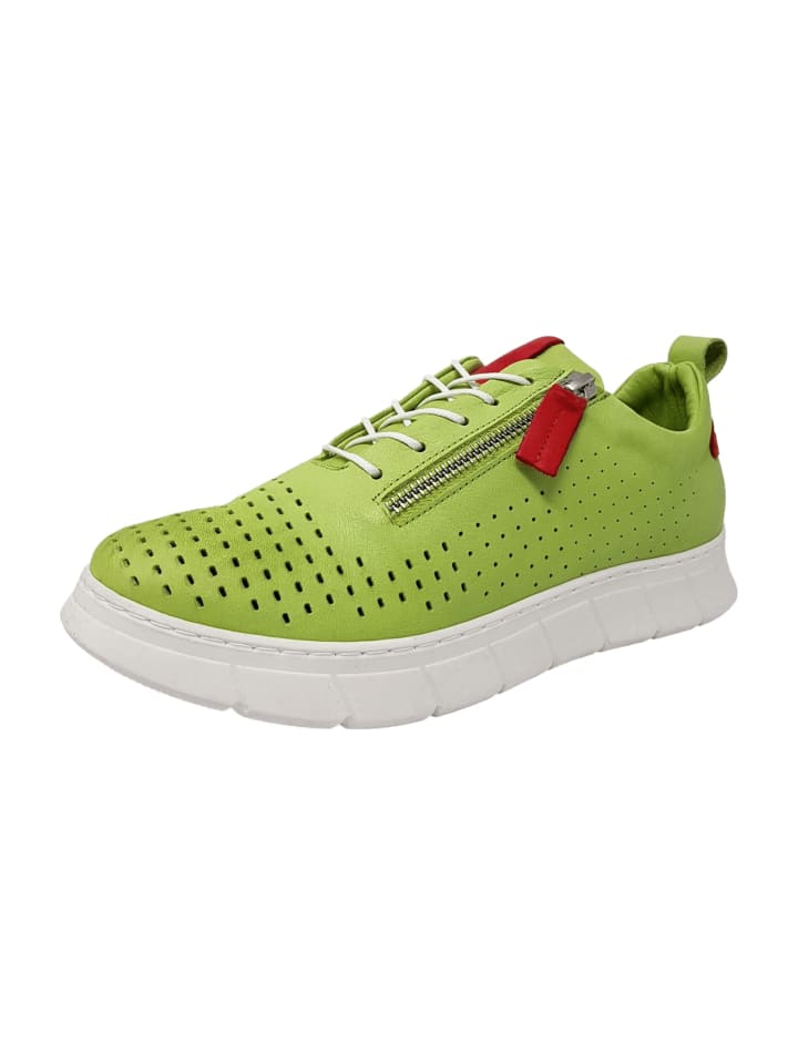 Komfort Schnürschuhe in Grün