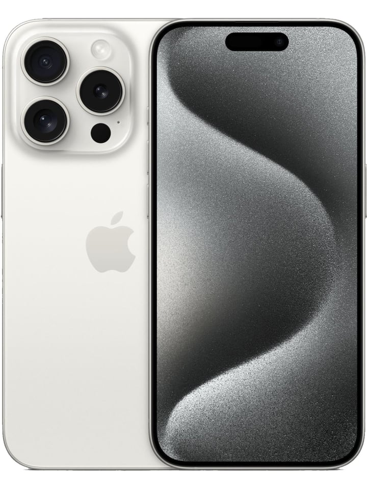Apple iPhone 15 Pro 256GB refurbished in Titan Weiß