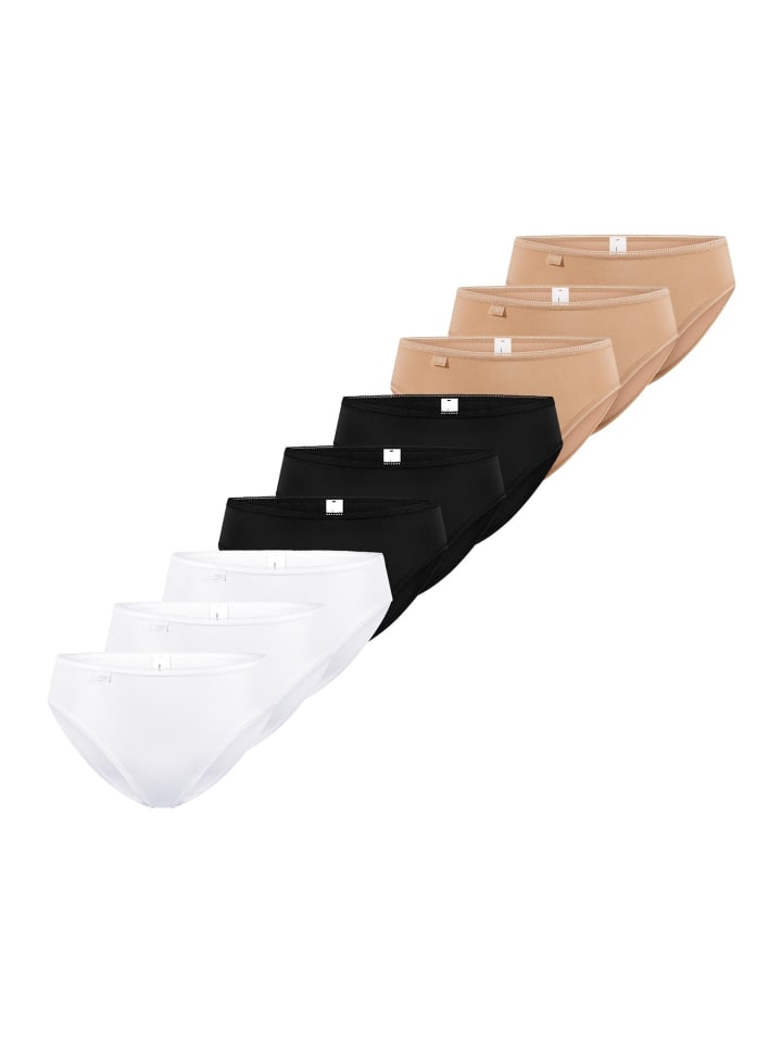 Tai Slip 24/7 Cotton in Weiß / schwarz / beige