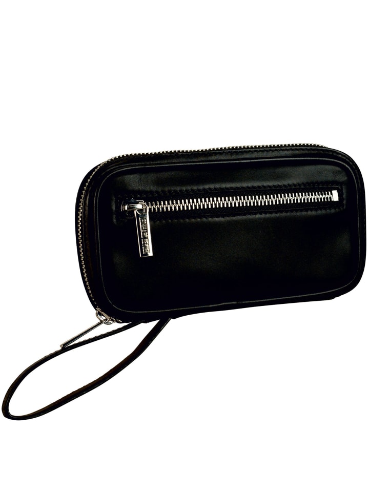 Montreal Herrentasche Leder 21.5 cm schwarz