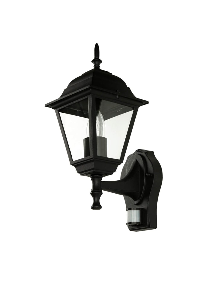 Außen Wandlampe (B)15 x (H)37.5 cm in Schwarz