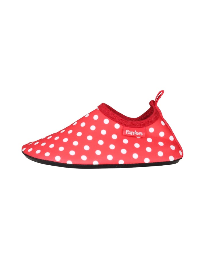 Barfuß-Schuh Punkte in Rot