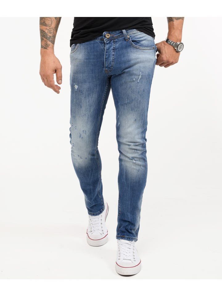 Jeans in Hellblau
