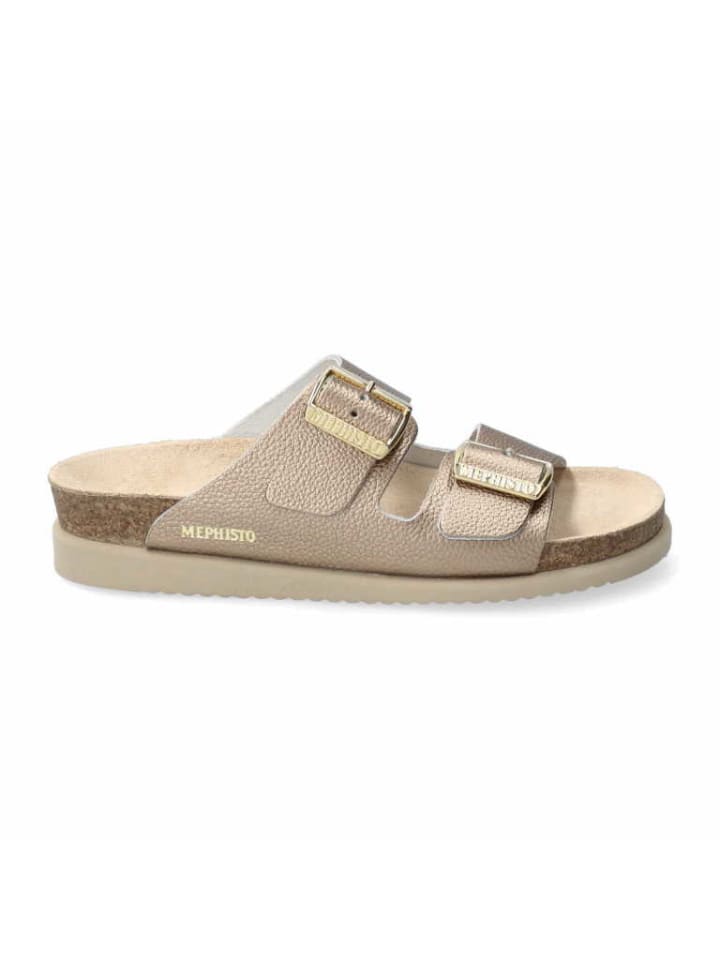 Pantolette in silber