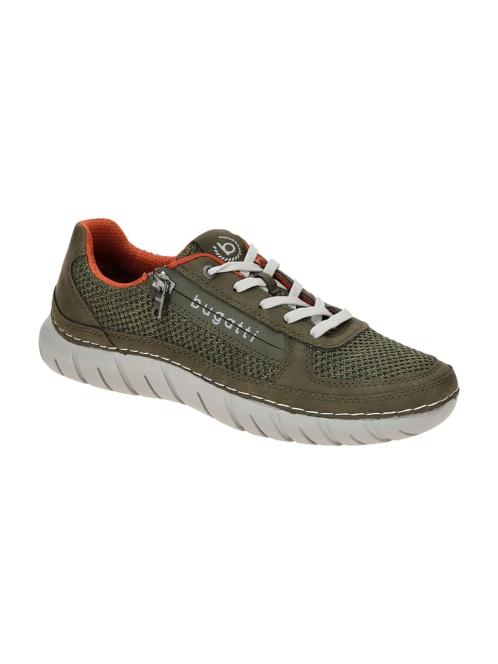 Sportliche Schnürschuhe in Grün