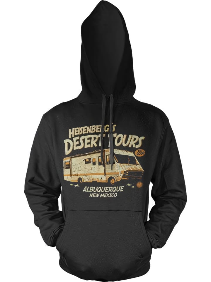 Hoodie "Heisenbergs Desert Tours Big Tall Hoodie" in Schwarz