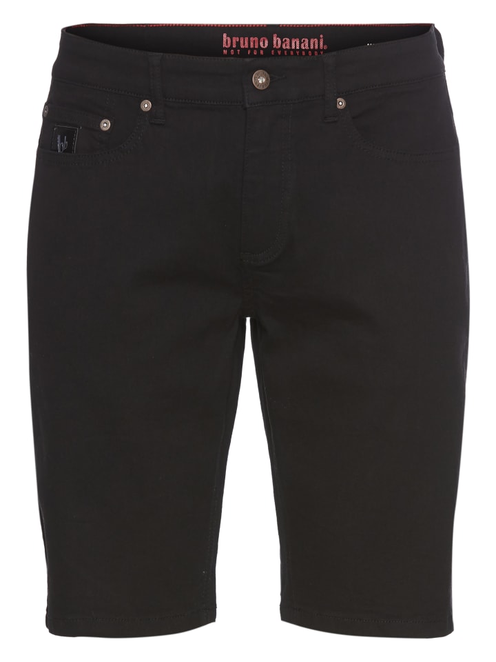 Jeansshorts in schwarz