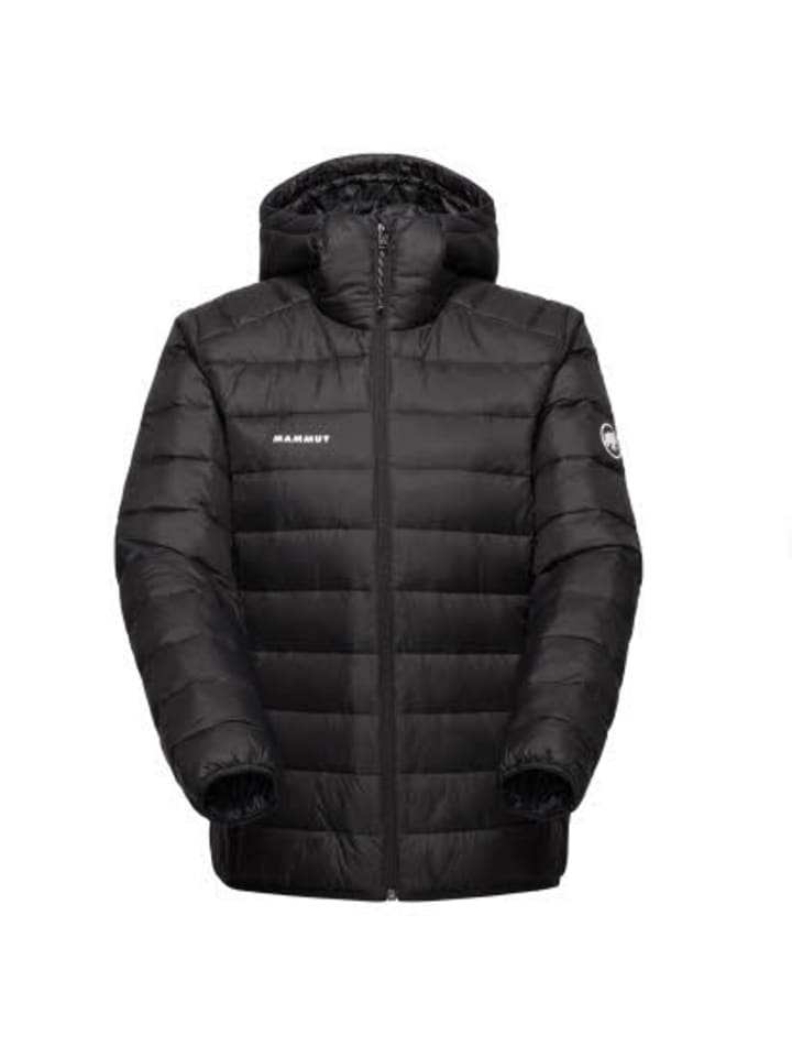 Daunenjacke in schwarz