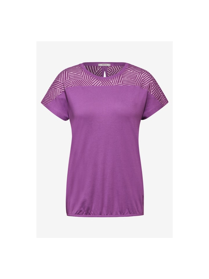 T-Shirt in iced violet
