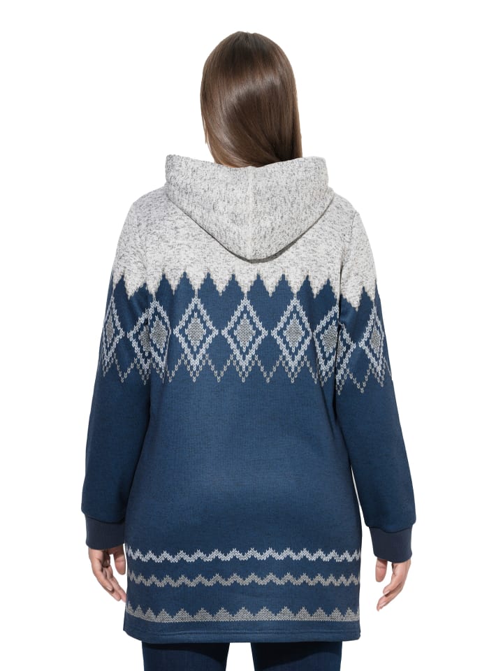 Sweatshirt in navyblau