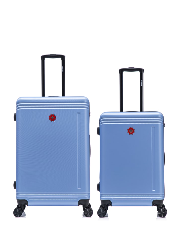 2 tlg. Kofferset GSTAAD in Blau (99L/67L)