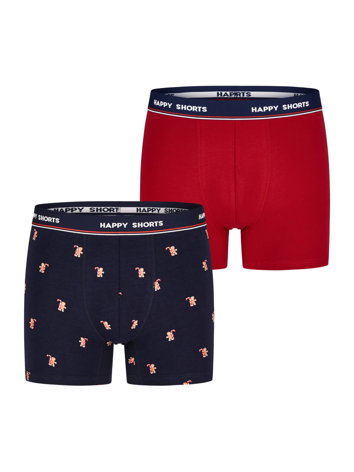 Retro Boxer XMAS KIDS in Gingerbread Men