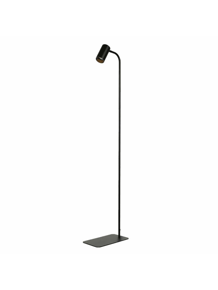 Stehlampe (B)15 x (L)27 x (H)124 cm in Schwarz Gold