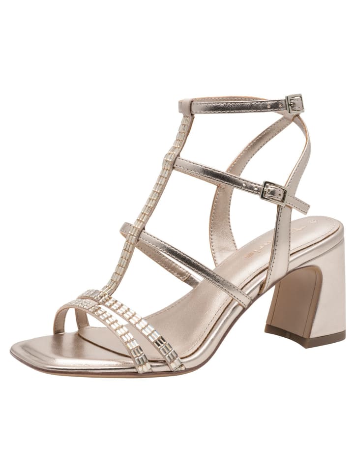 Sandalette in LIGHT GOLD