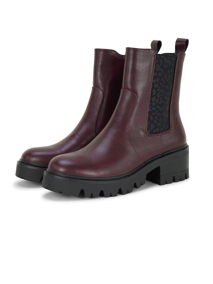Plateaustiefelette CARPE in monarch red