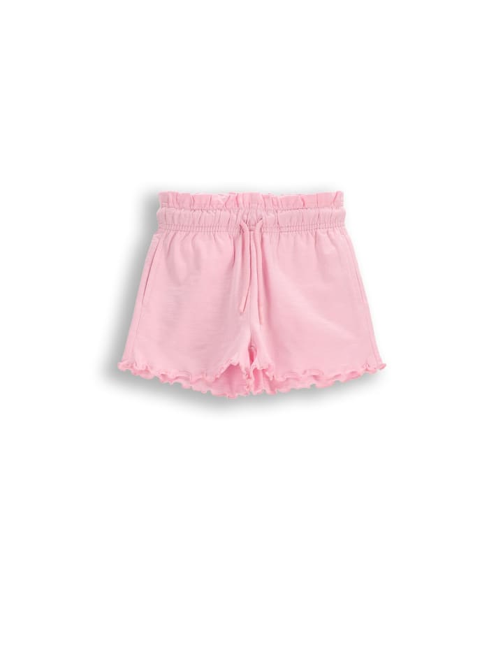 Kurze Baumwollshorts in rosa