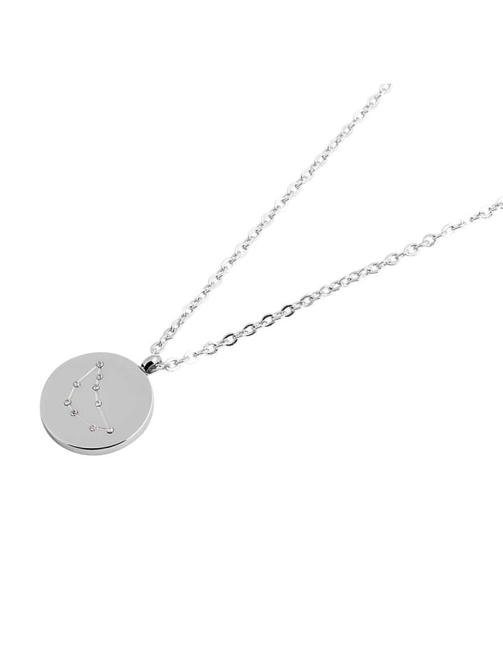 Damen Halskette – Ankerkette aus Edelstahl 43 cm in silber