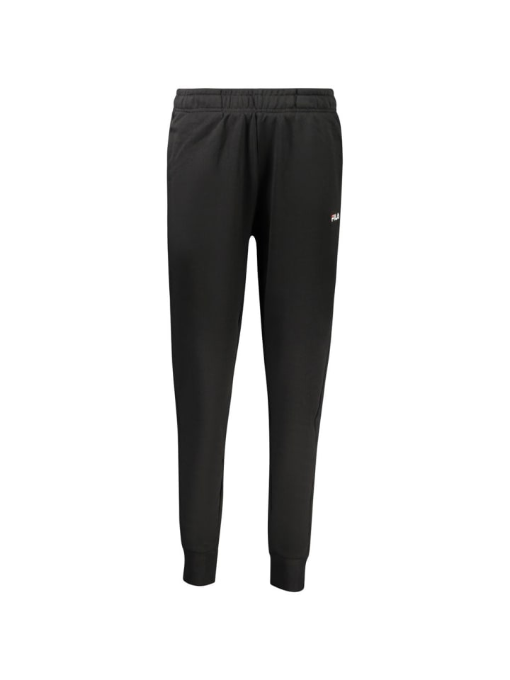 Schwarz Bio Baumwolle Damen Jogging Hose