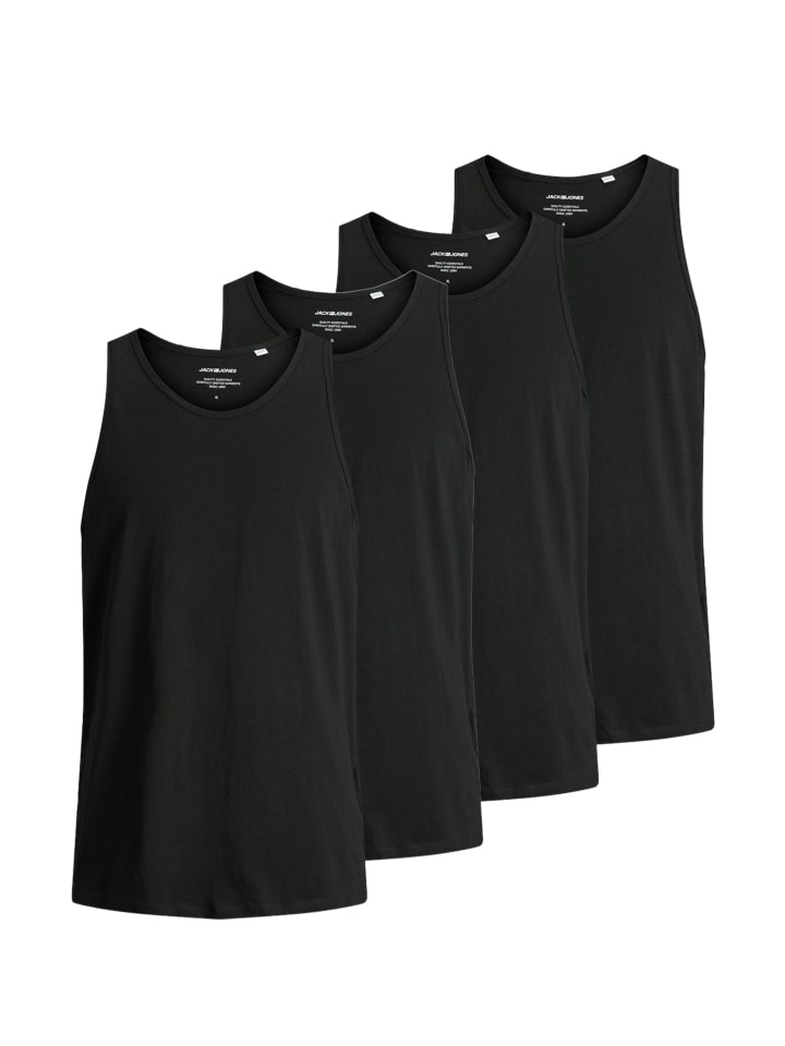Unterhemd / Tanktop Jacbasic in Schwarz
