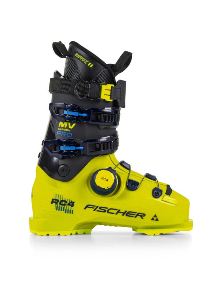 Skistiefel Alpin in gelb