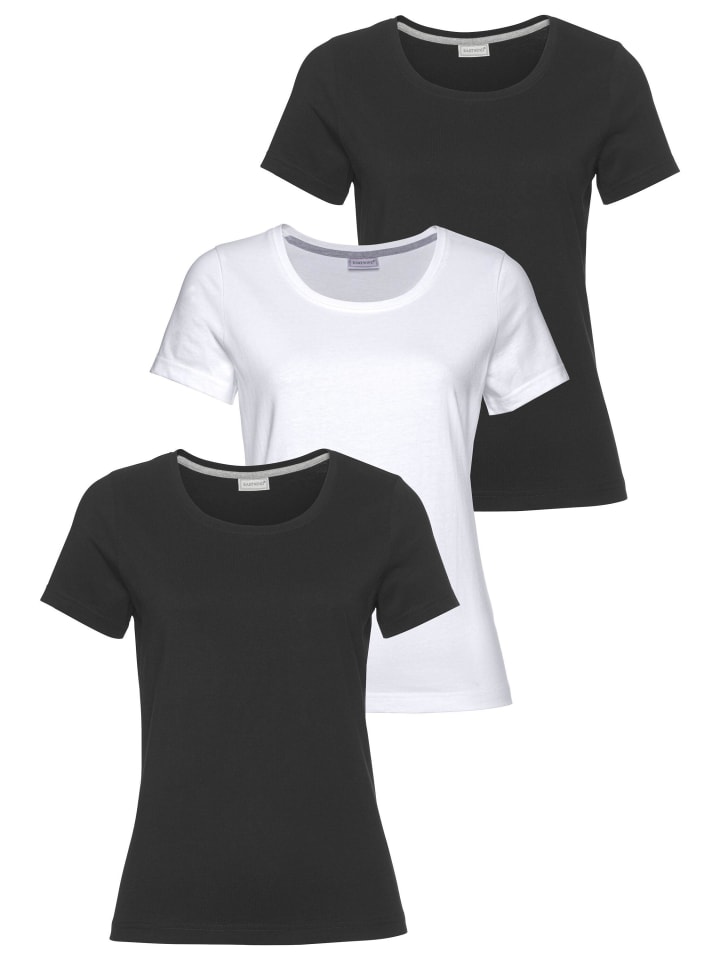 T-Shirt in schwarz