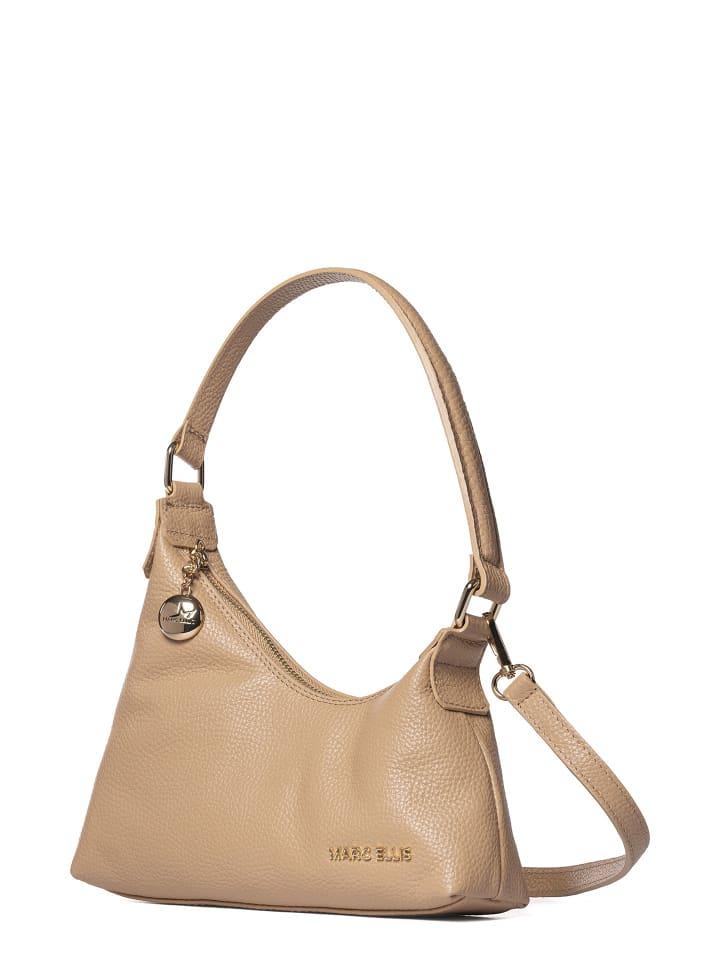 Schultertasche in ALMOND BROWN