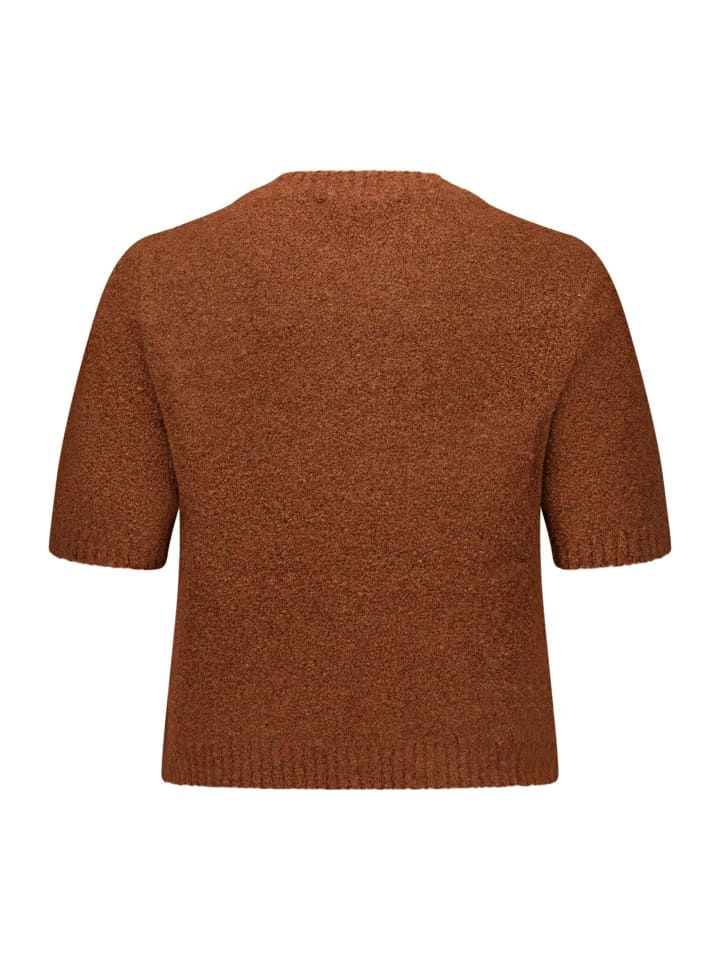 Strickpullover in cognac - 0002
