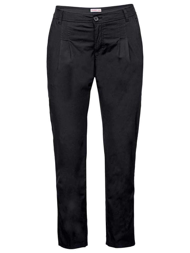 Chinohose in schwarz