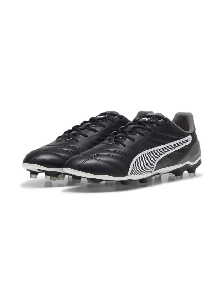 Fußballschuh KING PRO FG/AG in puma black-puma white-cool dark gray