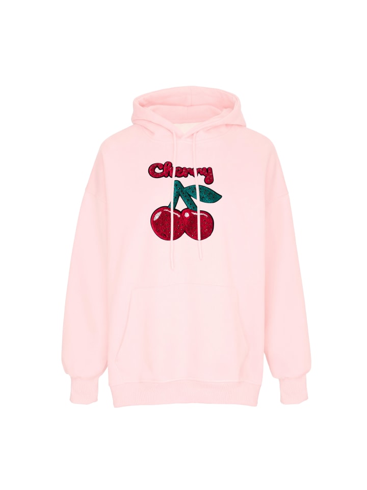Women Hoodie in Light Rose
