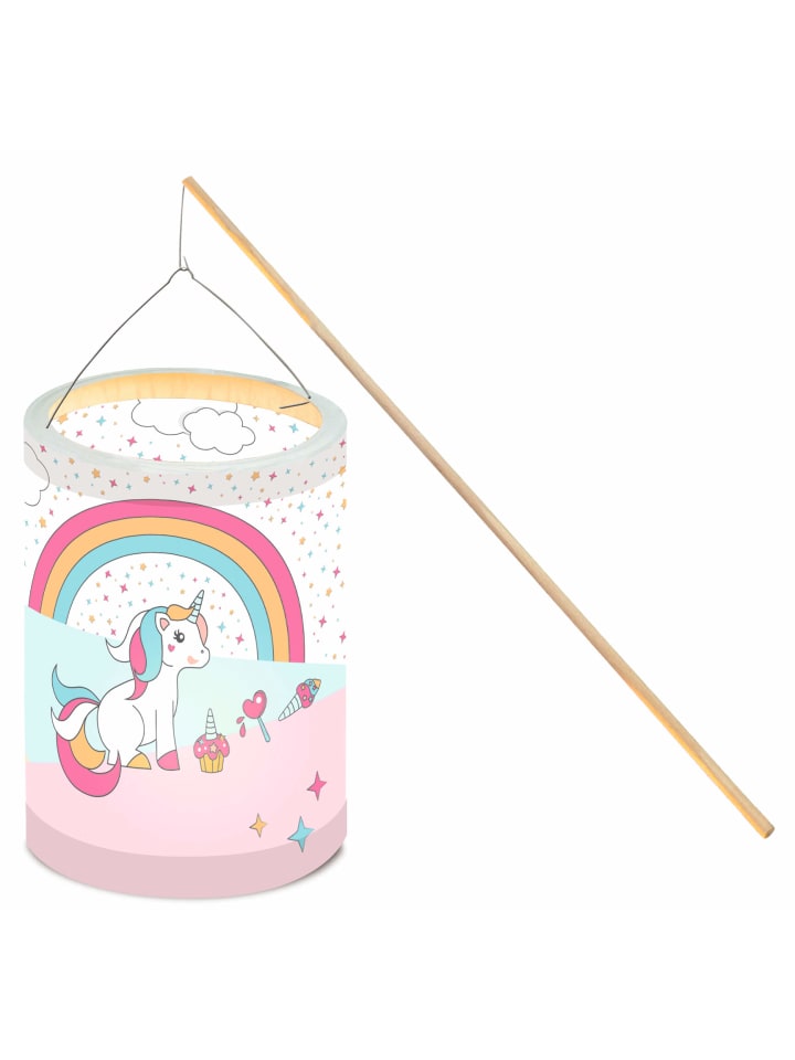 Laternen Bastelset 26 Einhorn - ab 5 Jahren