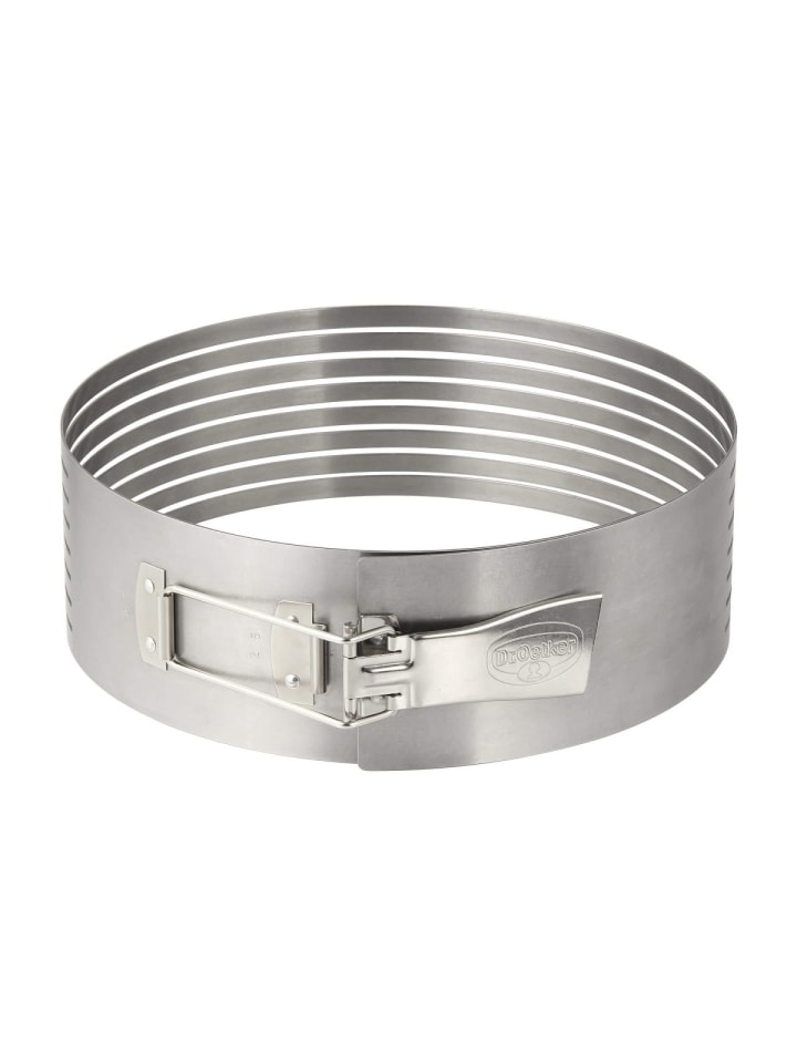 Tortenboden-Schneidhilfe, verstellbar Kitchen tools stainless steel, Ø 26-28 cm