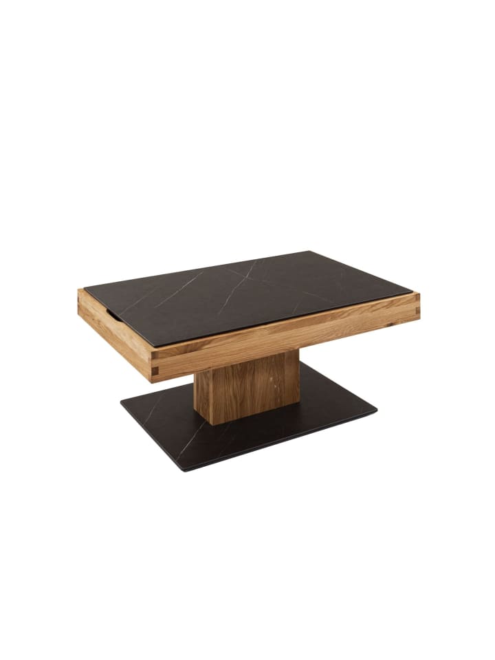 FUNKTIONSTISCH Celestia 90x60x45 höhenverstellbar Wildeiche/Marmara Nero