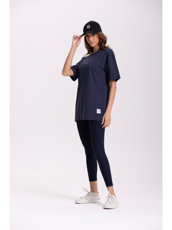 Oversize-T-Shirt in Blau
